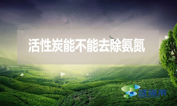 活性炭能不能去除氨氮？去除率是多少？