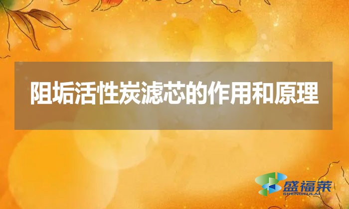 阻垢活性炭濾芯的作用和原理?